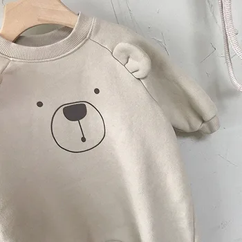 MILANCEL 2021 jar dieťa remienky cartoon baby dievčatá oblečenie s dlhým rukávom dojčenská chlapcov hrať vyhovovali kórejský Baby oblek