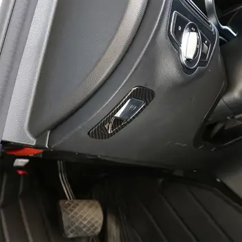 Automobilový Uhlíkových Vlákien ABS pochrómovanej Elektronické Ručné Brzda, Kryt pre GLC C-Class W205 X253 E-Class W213-2018 Auto