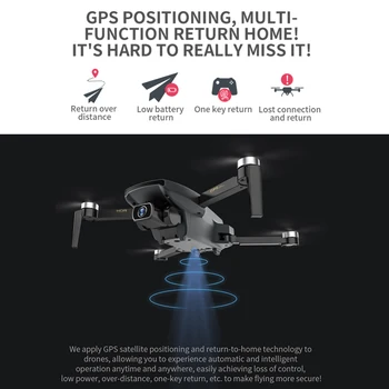 ZWN SG108 GPS Drone s 5G Wifi FPV 4K HD Dual Camera Striedavé Optický Tok RC Quadcopter Ma Nasledovať Mini Dron vs L108 EX5