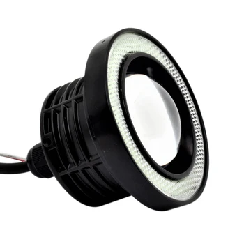 2 ks 12V Univerzálne Auto COB LED Hmlové Svetlo Angel Eye DRL Jazdy Projektor Signál Žiarovky Lampy Auto Tuning Auta Lampa 2.5