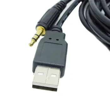 1,5 M Auta Dash Flush Mount USB Port Panel 3,5 mm AUX, USB Predlžovací Kábel Adaptéra