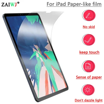 Pre iPad mini Vzduchu 4 3 2 10.9 2020 10.2 Pro 9.7 10.5 11 12.9 palcový Matný PET Proti Oslneniu Maľovanie na Papier Screen Protector Ako Film
