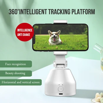Inteligentná AI Gimbal Osobné Robot Kameraman 360° Rotácia Tvár Sledovanie Mobilných telefónov Stojan Mobilné telefóny, Príslušenstvo
