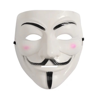 3pack Maškaráda Loptu V For Vendetta Maska Anonymous Guy Fawkes Hacker Cosplay Horor Halloween Kostým Príslušenstvo Pre Dospelých