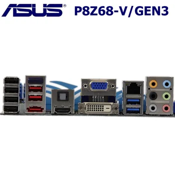 Používa Asus P8Z68-V/GEN3 základná Doska Intel Z68 LGA 1155 32GB DDR3 PCI-E 3.0 Pôvodnej Ploche Asus P8Z68-V/GEN3 Doske DDR3
