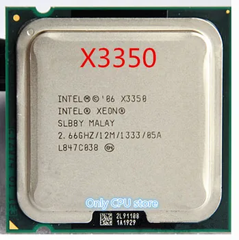 Doprava zadarmo, X3350 CPU Procesor (2.66 Ghz/ 12M /95W) Socket 775 Ploche CPU scrattered kusov