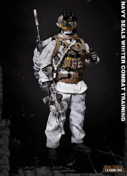 Mini-krát hračky 1/6 rozsahu americkej vojenskej tesnenie zimné školenia (M011) 12 palcový akcie obrázok hračky zber
