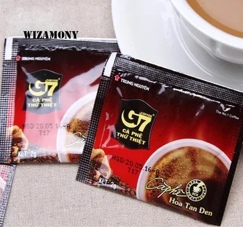 3 Boxy 45pcs Chudnutie Káva na chudnutie Vietnam Okamžité G7 Káva Dovezené s Originálne Balenie Čiernej Kávy