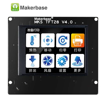3d tlačiarne dotykový displej MKS TFT28 zobrazenie farieb RepRap radič panel podpora/WIFI/APP/výpadok ukladanie miestnom jazyku