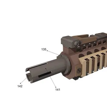 DIY 1:1 MK18 Útočná Puška Zbraň Papier Model Zostaviť Ručné Práce 3D Puzzle Hra, Deti Hračka