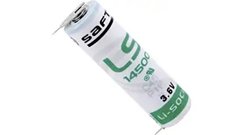 Saft LS14500 - 2PF lítiová batéria Mignon 3,6 V, AA s potlačou Kovové spájky v 2, batérie, batérie, 3v batérie 3.6 v, batérie, batérie