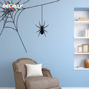 Pavučina Hmyzu Zábava, Žart Halloween Pavoukovec Stenu, Nálepky, Obtisky Zdobia Steny Výzdoba Izieb