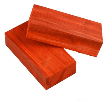 Ručné drevo materiál Afriky Padauk Afriky rosewood Nôž rukoväť, materiál dosky dreva -2 kus