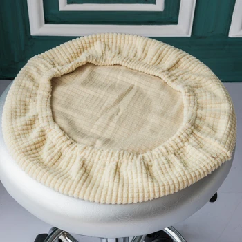 Lellen Kolo Stoličky Kryt Polar Fleece Textílie Prestieranie Barové Kryt Na Lištu Banquet Hotel Jedálenský Domáce Dekorácie
