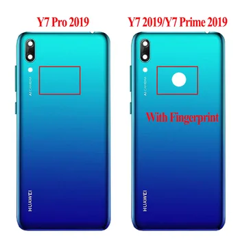 Originál Nové Pre Huawei Y7 2019 Y7 Pro 2019 Y7 Prime 2019 Späť Kryt Batérie Zadné Bývanie Y7 2019 Prípade Y7 Pro 2019 Kryt Batérie