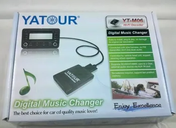 Yatour auto mp3 audio pre Renault Blaupunkt VDO quadlock 12pin fakra 2009+ Digital CD menič USB, SD, AUX Adaptér Bluetooth