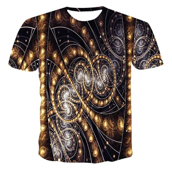 Módne Letné Tričko Mužov 2020 Lightning 3D Tlač pánske T-Shirt Priedušná Streetwear Spojov Tlač T Shirt Mužov XXS-6XL