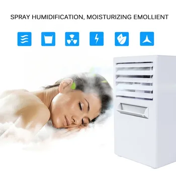 Vzduch chladnejší Ploche Mini, klimatizácia, Ventilátor Zvlhčovač Hydratačné Zariadenie Prenosné Malé Klimatizácia Fanúšikov drop shipping