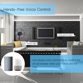 4P WiFi Smart Istič Prepínač Smart Home Automation proti Preťaženiu, skratu, Hlasové Ovládanie s Amazon Alexa domovská stránka Google