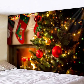 Vianočné dekorácie Umenie Domov Stene Visí Gobelín Stenu Zdobenie Vianočných Stenu Decor Vysokej Kvality Gobelín Domova
