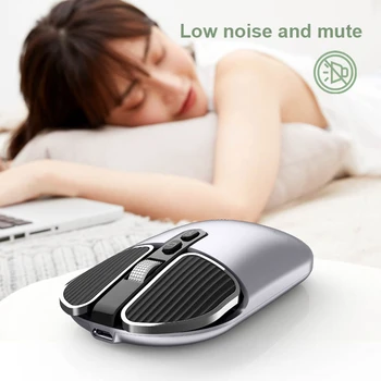Bezdrôtová Myš Bluetooth Hráč Herné Hry Myš Počítača, Myš Ergonomický Tichý Mause Nabíjateľná Optická Myš Pre Notebook PC