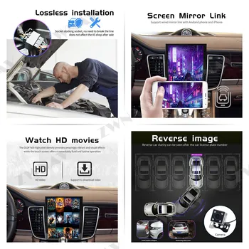 Android 9.0 Tesla Styel Auto DVD Prehrávač, GPS Navigáciu Pre Porsche Panamera 2011-2017 Auto Stereo Rádio Multmedia Hráč HeadUnit