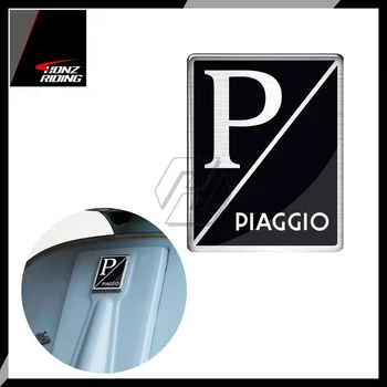 Pre PIAGGIO VESPA GTS GTV LX LXV 3D Motocykel Odtlačkový Nahradiť Logo Black