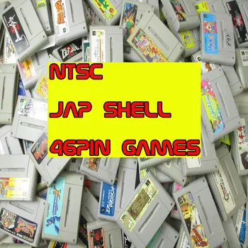Vysoko Kvalitné 16 Bit 46-PIN, VIDEO, HRY, KARTY NTSC JAP SHELL Veľké Sivé Hra Karty Pre USA Verzia Hry Hráč