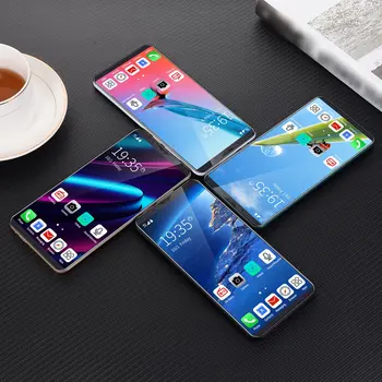 P33 Smartphone 5.72 Palcový 3G Veľký Displej Dual Card Duálny Režim Tvár, Veľké Rovné Displej Quad-Core