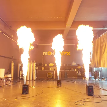 Jednu Hlavu dmx Oheň Stroj Fáze Efekt plameňa projektor DMX 512 fáze plameňomet na predaj s bezpečný kanál plameň jet 4m