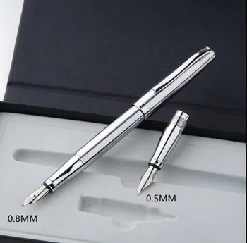 Kvalitné atramentové Pero 0,5 mm štandardné nib je + 0,8 mm, ohnuté nib plniace pero s darček kvalitné umelecké pero DUKE 209