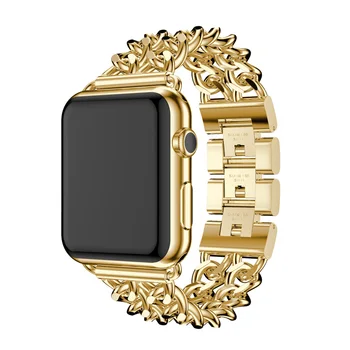 Apple Hodinky Kapela Rose Gold 5 4 40 mm 44 mm watchbands Náramok z Nerezovej Ocele Popruh Luxusné pásmo pre iwatch Series 5 4 3 38 mm 42mm