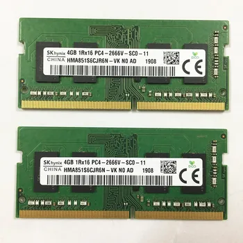 SK hynix DDR4 RAM 4GB 2666MHz 4GB 1Rx16 PC4-2666V-SC0-11 DDR4 notebook 4GB pamäť
