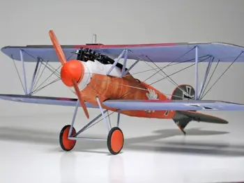 1:33 DIY Papier Model nemeckého Stíhacieho Albatros D. V WW I Chlapec Darček Papercraft 3D Puzzle