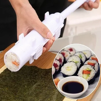 Hot Predaj Sushi Maker DIY Sushi Formy Japonský Roll Ryža Formy Kuchynské Náradie Bazooka Zeleniny, Mäsa Koľajových Stroj na Výrobu Sushi