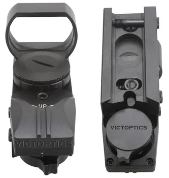 VictOptics 1x23x34 Riflescope Reflex Pohľad Red Dot Rozsah Collimator Riflescope Lov Optika Fit 20 mm picatinny Weaver Železničnej