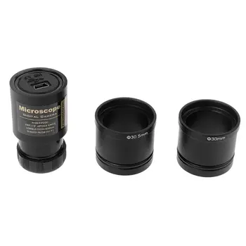 HD-CMOS 2.0 MP USB Elektronický Okulár Mikroskopu pre Upevnenie Kamery Veľkosť 23.2 mm s Krúžkom Adaptéry 30 mm 30.5 mm