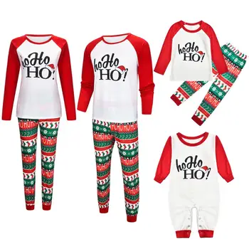 Rodina Zodpovedajúce Oblečenie Vyzerať 2019 Vianočné Pyžamo Matka, Dcéra Otca, Syna Nightdress Mama a Mňa Oblečenie Vianočné Pajama