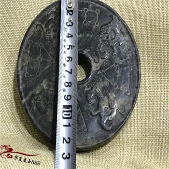 Čínska Červená hora kultúry zber železa meteoritov vyrezávané Yubi