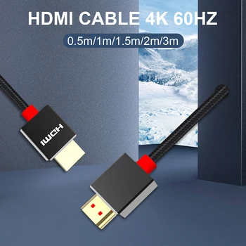 Kábel HDMI Prepínač HDMI na HDMI ultra hd 4K 60Hz Kábel pre lg b9 smart TV LCD Notebooku pre Ps5 HDMI 2.1 Projektor 8K hdmi Kabel