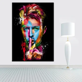 David Bowie, Pop Hudbu Legendárneho Speváka Veľké Hviezdy Plagáty a Vytlačí Plátno na Maľovanie na Stenu Umenie PictureHome Dekor Quadro Cuadros