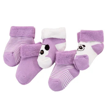 5Pair/veľa Nových baby ponožky zimné cartoon dievčatá chlapci baby ponožky
