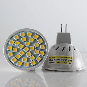 6pcs lampade led e27 E14 MR16 GU10 3W pozornosti nízke napätie Ac Dc10v do 30V úsporná žiarivka 12 24 voltov V mieste žiarovka osvetlenia
