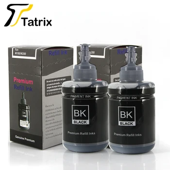 Tatrix Náplň Pigmentový Atrament 140ML Pre Epson Atramentových zásobníkov CISS T7741 pre Epson Workforce M100/M201/M205/L606/L655/L1455/ET-3600