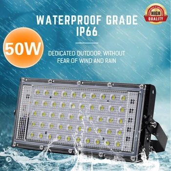 50W Led Flood Light 230V ~ 220V 240V Vonkajšie Floodlight Pozornosti IP65 Vodeodolný LED Pouličné Lampy Krajiny Osvetlenie