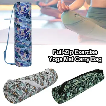 Full-Zip Cvičenie Jogy Mat Cestovná Taška Vodotesný Zips Yoga Mat prepravný Vak Ženy Muži Prenosné puzdro s Skladovanie Vrecku