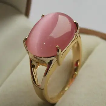 Najušľachtilejšie šperky lady obľúbené jemné šperky ružová jade krúžok (7,8,9#)