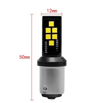 2 x Anti-brouillard CANBUS 21w ampoule led rouge ba15s 1156 p21w voiture camion smd led rouge blanc