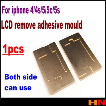 1pcs LCD odstrániť lepidlo UV lepidlo plesne polarizované LCD obrazovky umiestnené hliníkové formy pre iphone 4/4s/5/5c/5s Telefón Dotykový Panel