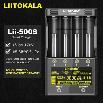 Liitokala Lii-500 Lii-PD4 LCD 3,7 V 18650 18350 18500 21700 20700B 20700 14500 26650 AA NiMH Batérie Lithium-Nabíjačky